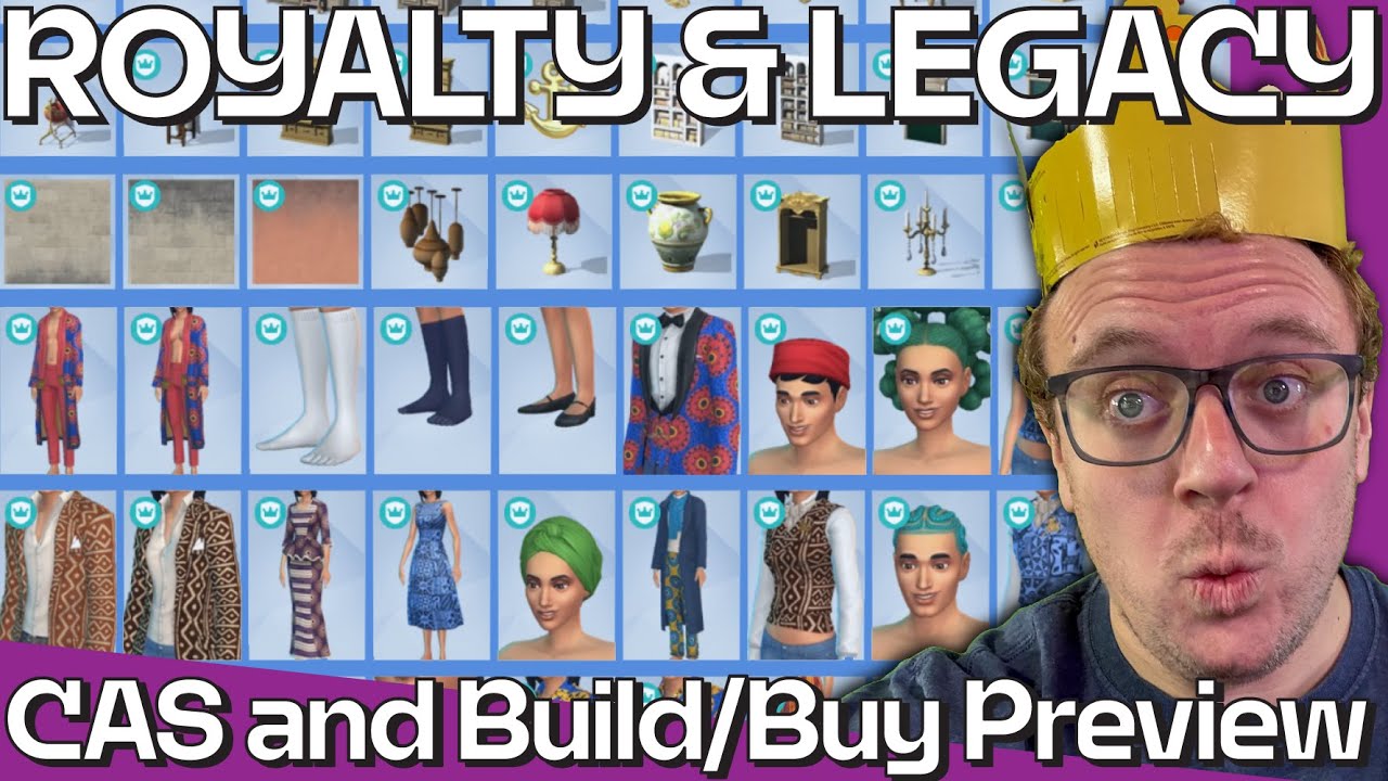 The CAS and Build/Buy in Royalty & Legacy looks pretty great! 👑