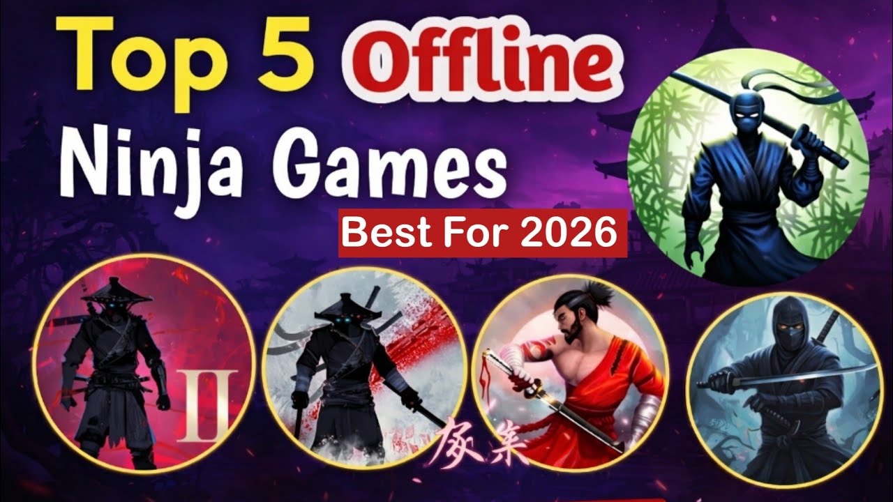 Top 5 Offline Ninja Games For Android 2021 - youtube
