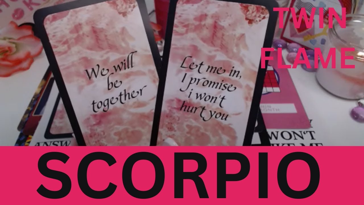 SCORPIO ♏TWIN FLAME ️‍🔥🔥THE STARS HAVE ALIGNED FOR YOU BOTH ️‍🔥LET THIS PERSON INTO YOUR HEART ️