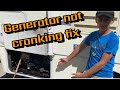 Generator not cranking fix .. (starter solenoid) troubleshooting