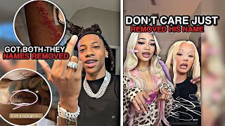 Maliah Says F*ck Jayshawnn After He Gets Her & Alabama Barker’s Name Tattoos Covered Up