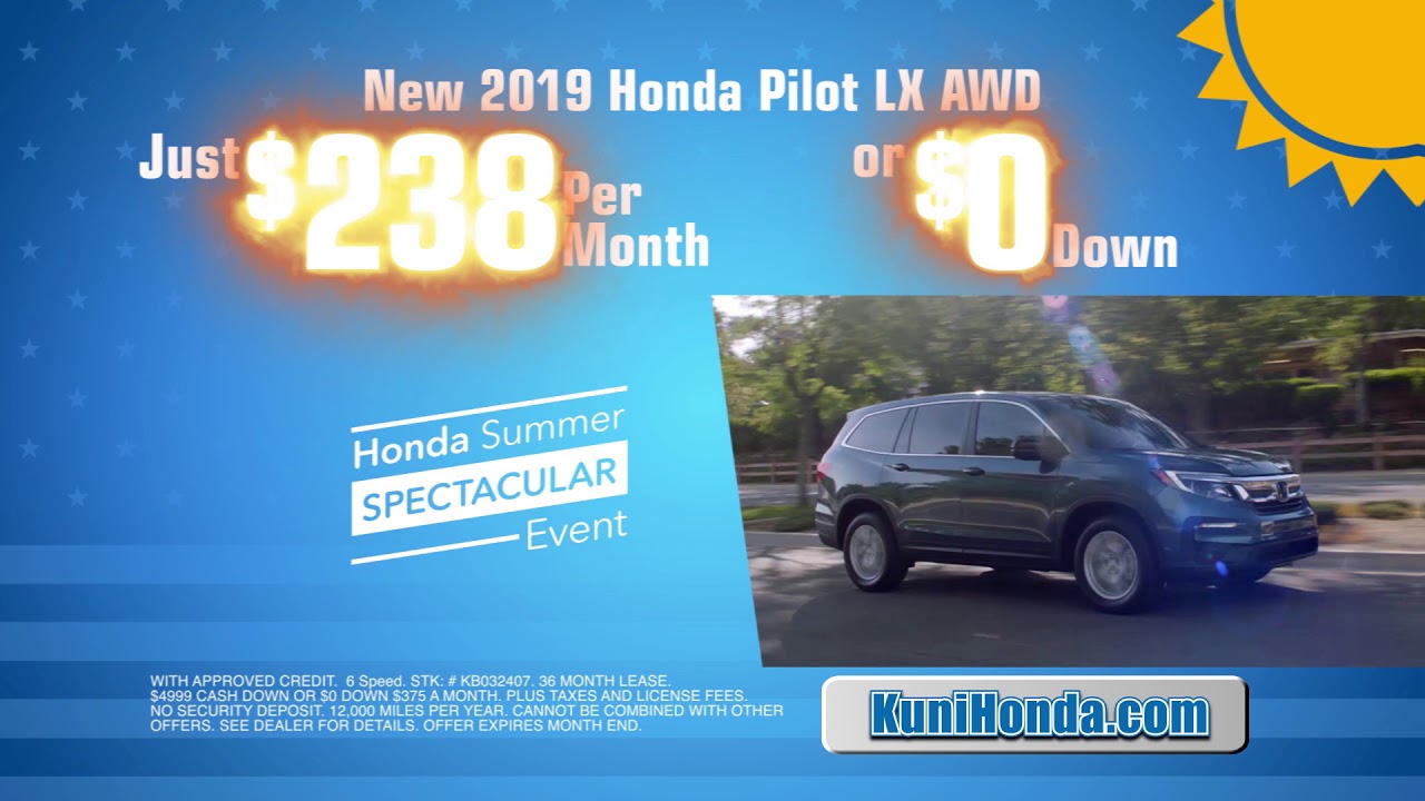 Kuni Honda on Arapahoe Honda Pilot 08/2019 YouTube