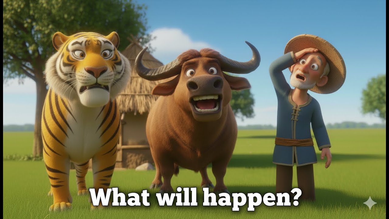 HERE IS MY WISDOM | Why Tigers Have Stripes? | Moral Story | Bunny’s Bedtime Stories 🐇