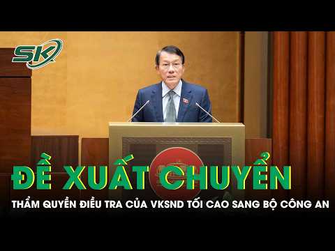 Proposal to Transfer Investigative Authority from the Supreme People's Procuracy to the Ministry ...