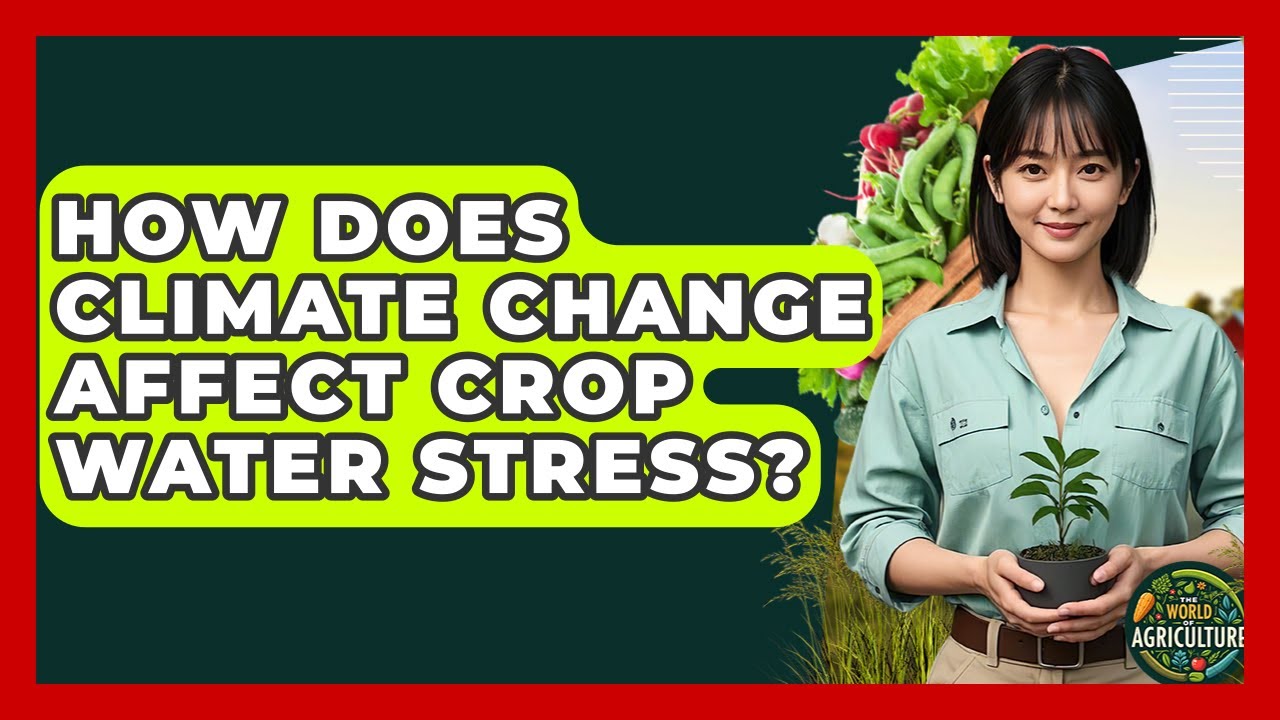 How Does Climate Change Affect Crop Water Stress? - The World of Agriculture