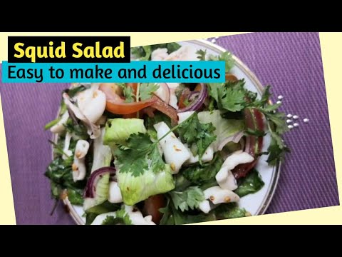 Video: Smoked Squid Salad: Several Ways To Prepare