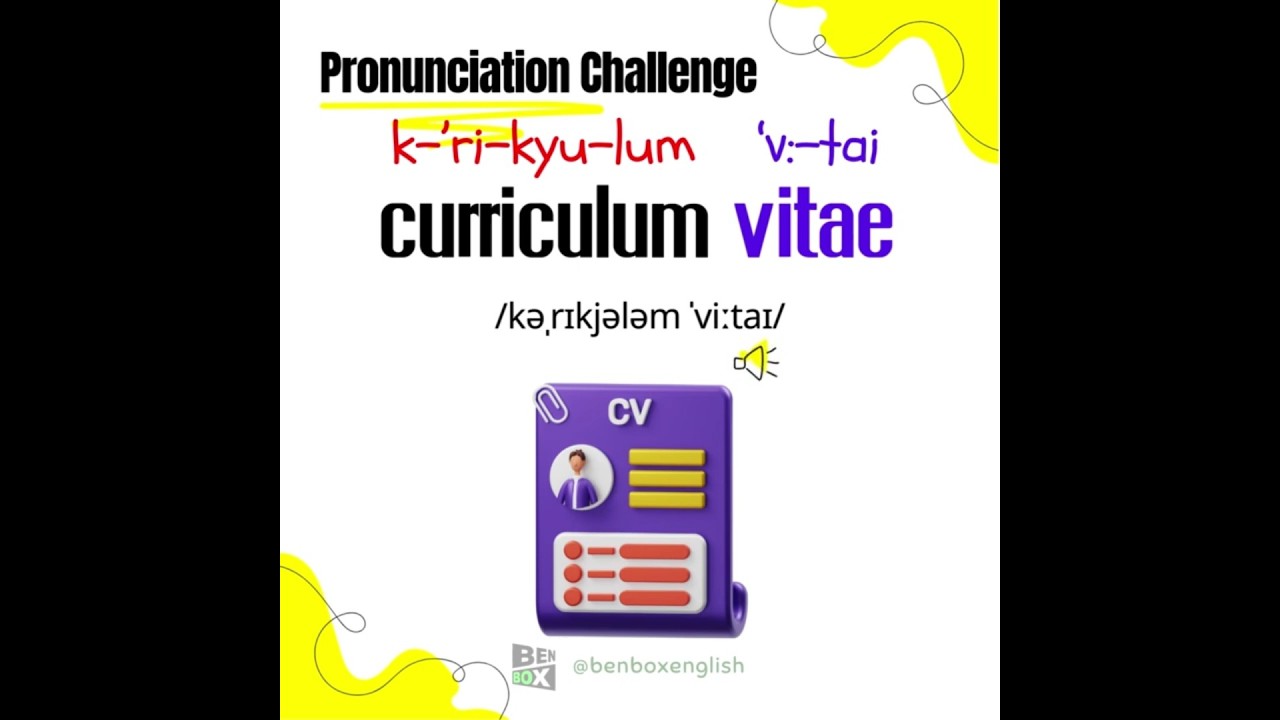 Pronunciation Challenge 