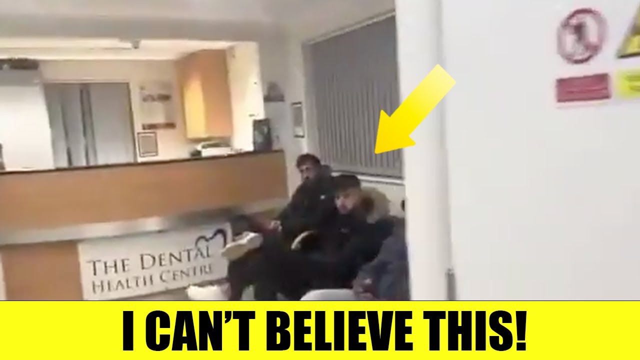 Мигранты попали в объектив камеры, получая бесплатную медицинскую помощь, в то время как британцы...