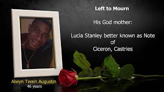 Death Announcement of Alwyn Twain Augustin {English}