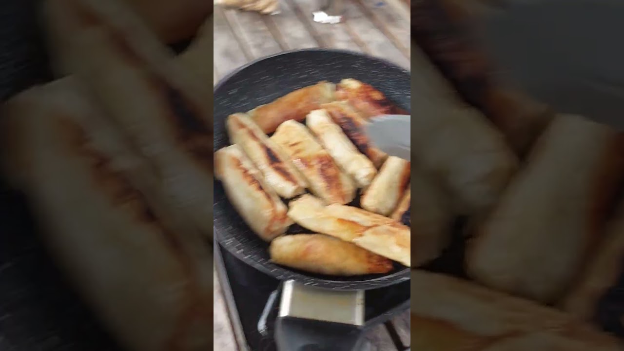 Готовим еду на ходу в заповеднике Флэт-Рок 