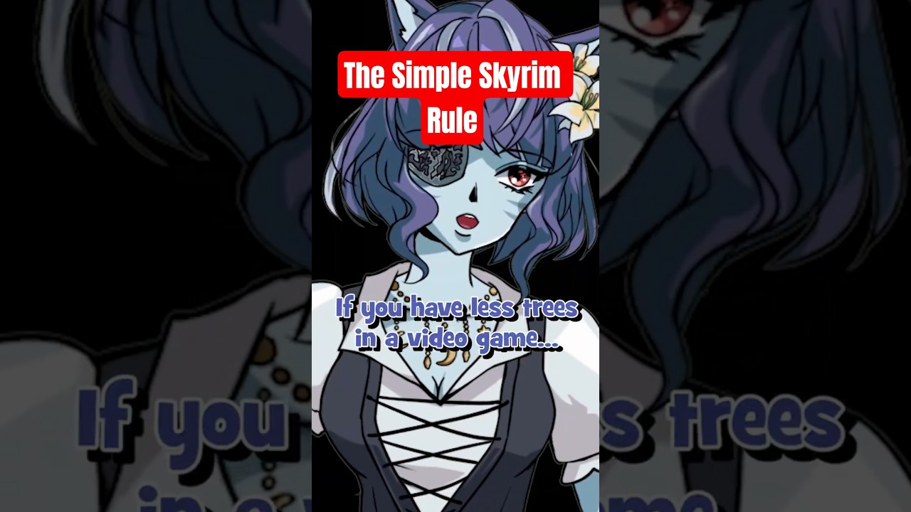 The Simple Skyrim Rule #skyrim #funny #gaming #vtuber #vtuberen #vtuberclips
