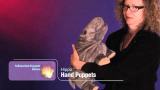 Folkmanis® Hippo Puppet Demo - Retired