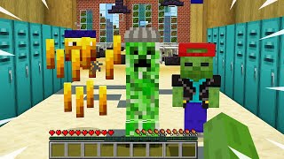 I Went To a MOB ONLY SCHOOL in Minecraft!