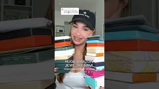 amazon jewelry haul part 2!! ❤️ #amazonfinds #jewelryhaul #amazonfavorites