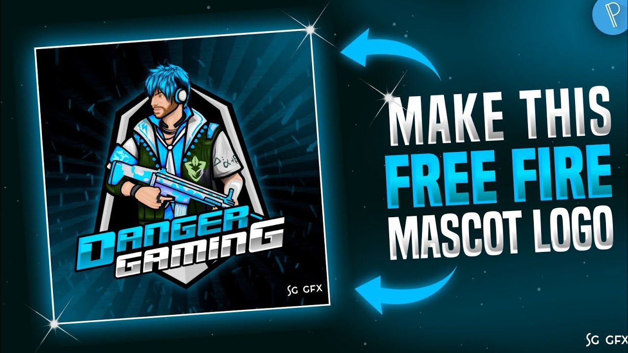How to make free fire gaming logo | Gaming logo kaise Banaye pixellab me | 