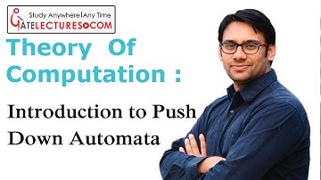 40 Introduction to Push Down Automata
