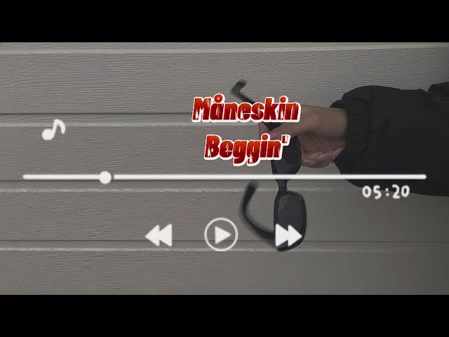 Måneskin - Beggin' | Lyrics || nyctophilia
