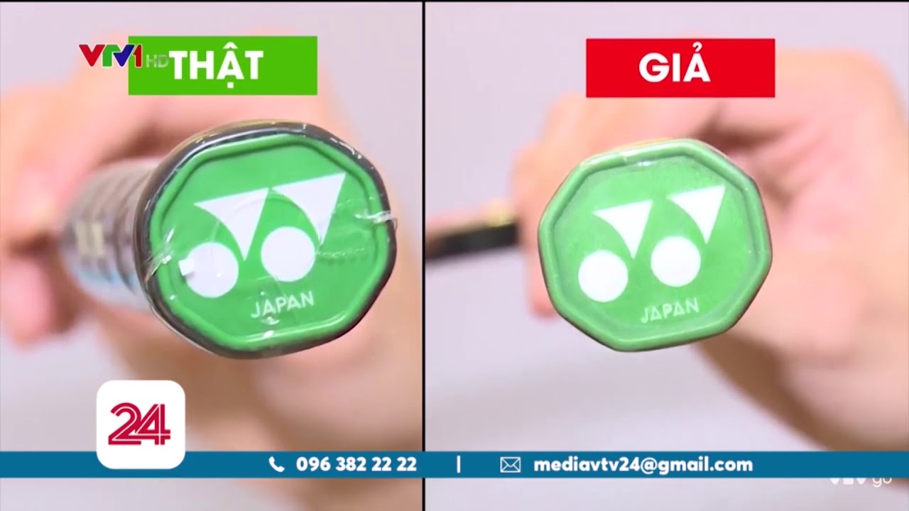 Phân biệt vợt cầu lông nhái thương hiệu | VTV24 - youtube