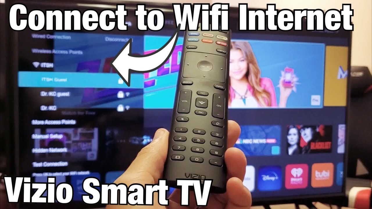 Vizio Smart TV: How to Connect to Wifi Internet Network - YouTube