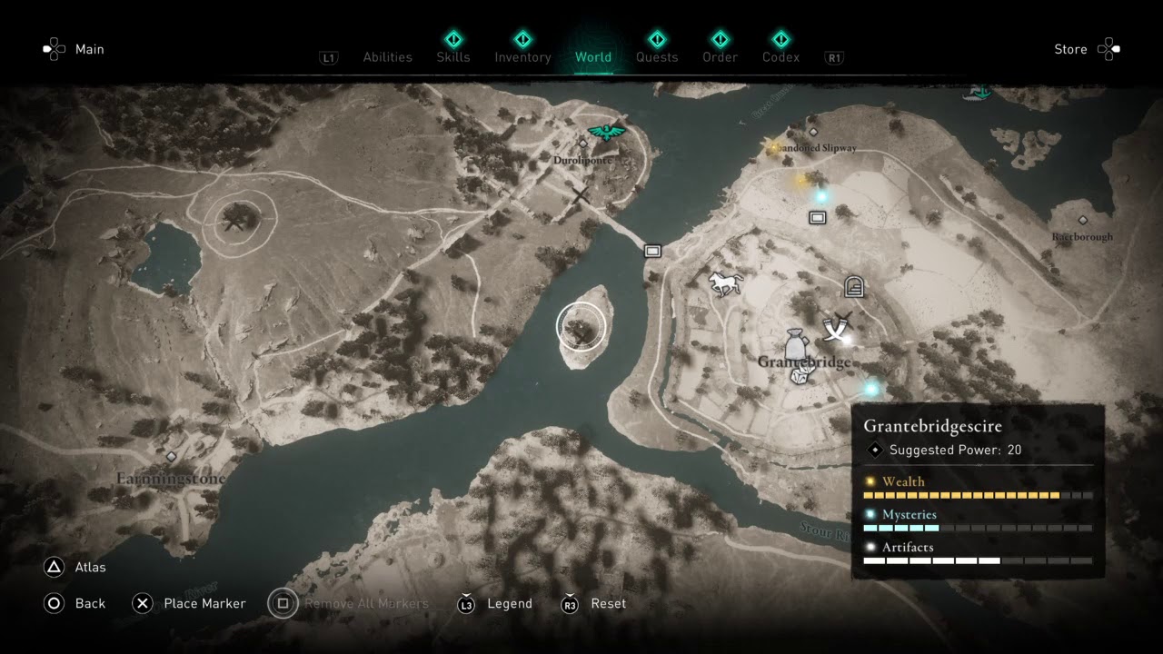 AC Valhalla All World Event Locations: Grantebridge