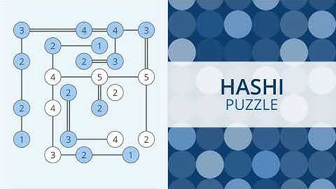 Hashi (Bridges) Puzzle Trailer