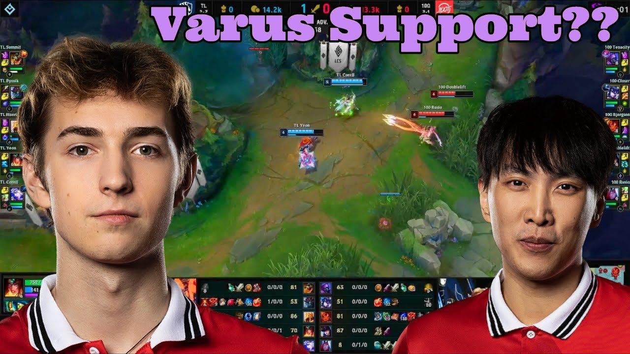 Doublelift Gets CARRIED By Busio On Varus Support??