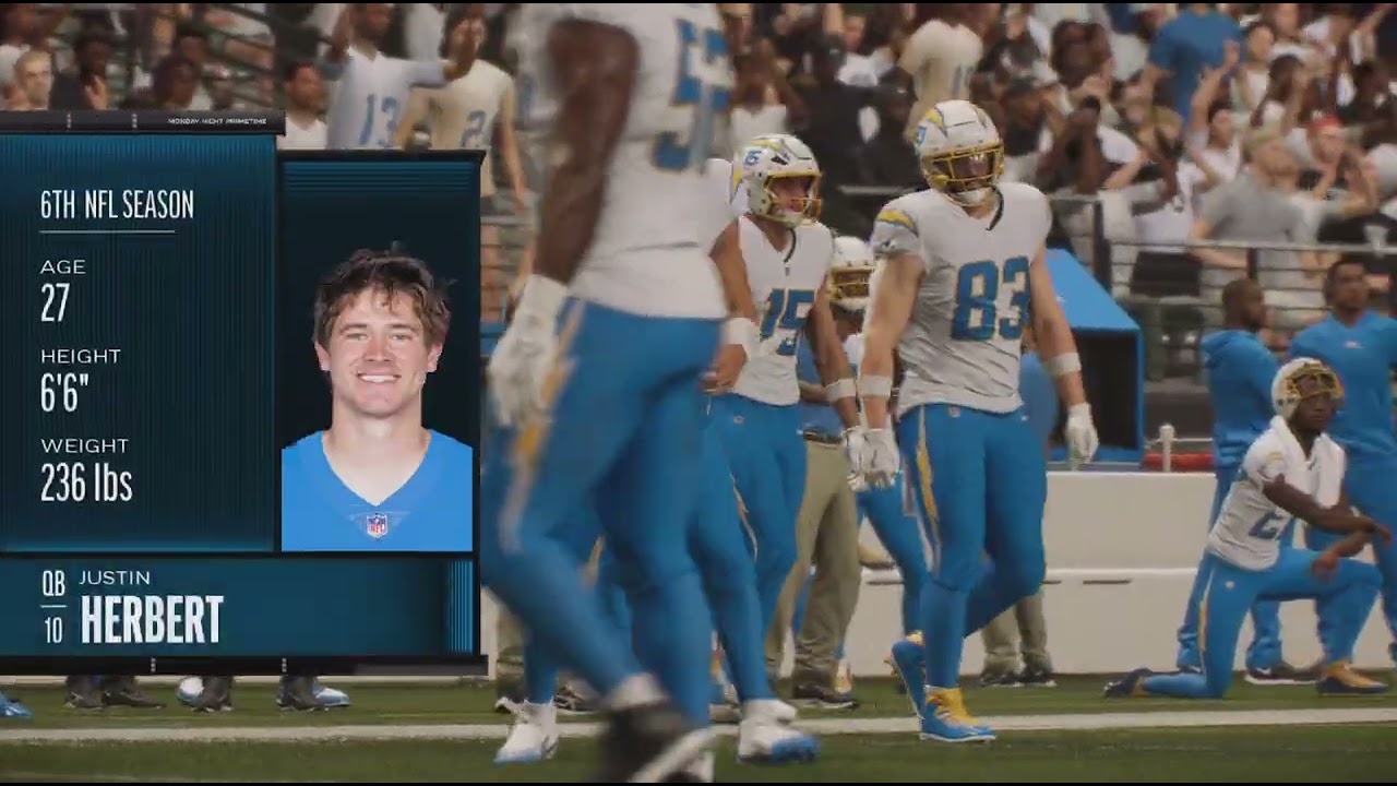 Madden NFL 26 Chargers&Raiders Week 2 MNF Highlights