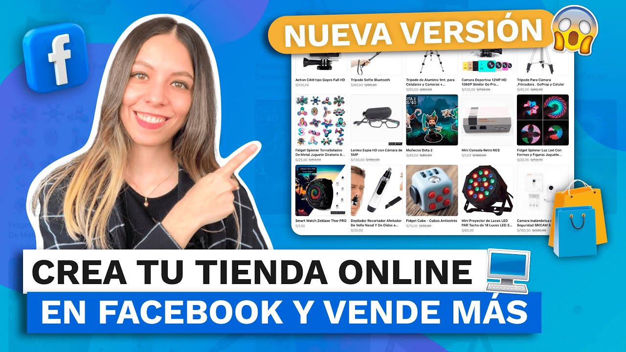 Como CREAR UNA TIENDA ONLINE EN FACEBOOK 2023 YouTube