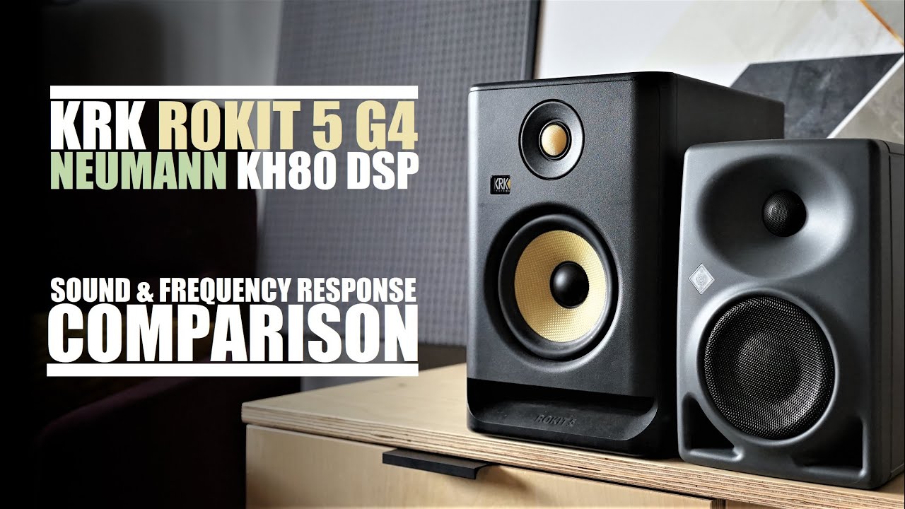 Neumann KH80 DSP vs KRK Rokit 5 G4 RP5G4 || Sound & Frequency Neumann KH80 DSP vs KRK Rokit 5 G4 RP5G4 || Sound & Frequency