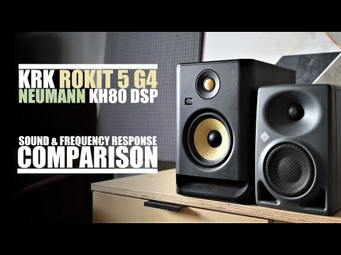 Neumann KH80 DSP vs KRK Rokit 5 G4 RP5G4 || Sound & Frequency