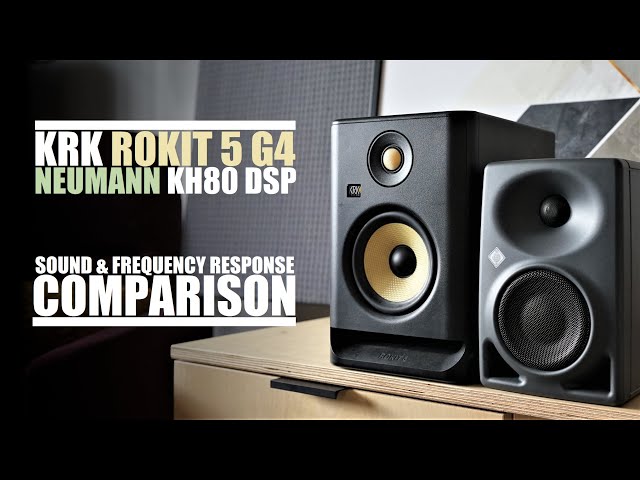 Neumann KH80 DSP vs KRK Rokit 5 G4 RP5G4 || Sound & Frequency