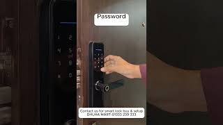 Smart Door Lock Unlocking Methods.. ❤️🫰 #LuxuryLiving #SmartLock #Chattogram #DigitalLock #চট্টগ্রাম