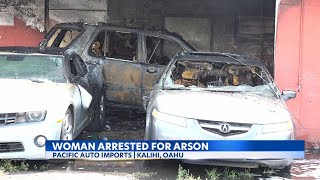 Fire at Kalihi business caused by arson, investigators say; suspect arrested