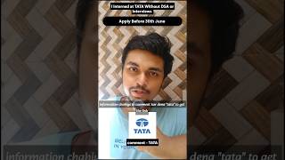 TATA micro internship 2026 | Comment "tata" to get the details in your DM