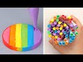 Amazing Creative Rainbow Cake Decorating Ideas | Delicious Cake Decorating Recipes | So Tasty Cake