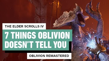 The Elder Scrolls 4: Oblivion - 7 Things It Doesn