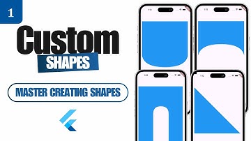 Flutter Clip path tutorial | CUSTOM SHAPES in Flutter with ClipPath!