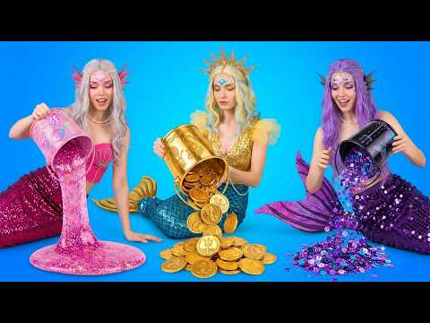 SOFTIE VS BADASS Mermaid ✨🧜‍♀️ Makeover for Secret Underwater Party