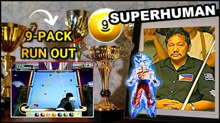 EFREN REYES ENTERS SUPERHUMAN MODE | Savage 9-pack run