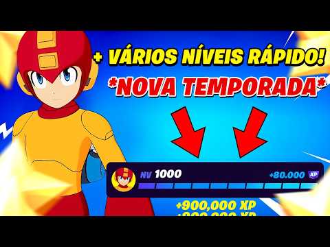 NOVO MELHOR MAPA DE XP *FUNCIONANDO* PARA SUBIR NÍVEL RÁPIDO na TEMPORADA 3 DO FORTNITE CAPÍTULO 7!