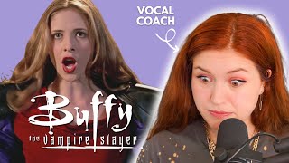 THE BUFFY MUSICAL EPISODE I Vocal coach reacts!