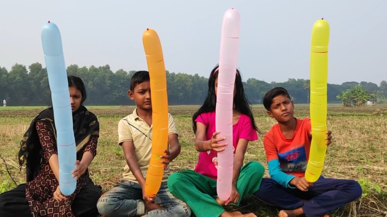 outdoor fun with Rocket Balloon and learn colors for kids by I kids episode -482.