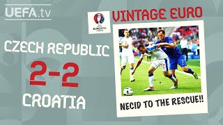 CZECH REPUBLIC 2-2 CROATIA, EURO 2016 | VINTAGE EURO