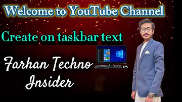 How to Add Your Own Name  or Text in Windows Taskbar