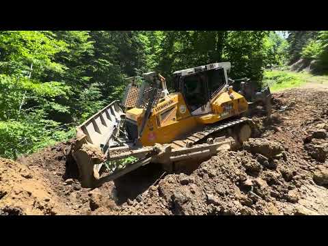 Liebherr 746 ile traktör yolu yapıyoruz 