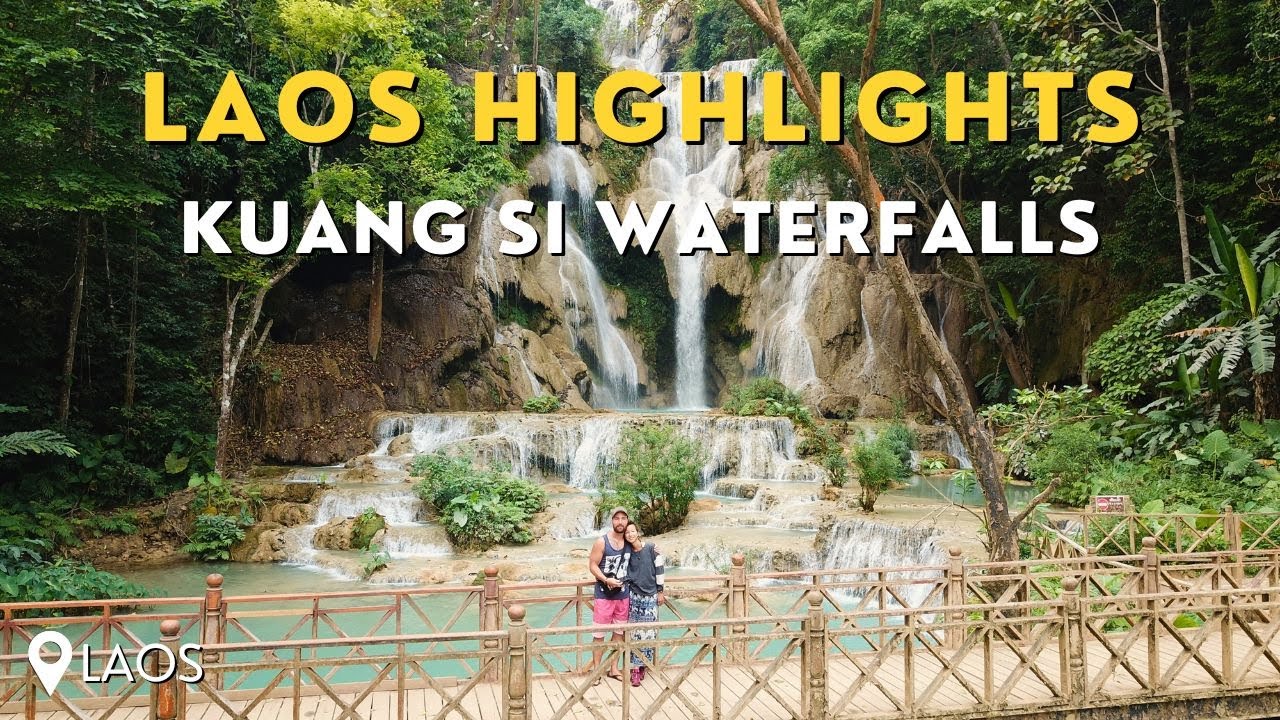 Laos Highlights 🇱🇦 Asflug zu den Kuang Si Wasserfällen