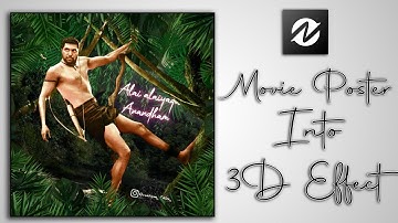 Create Any Movie Poster into 3D Effect with lyrics | Ae Effect 🔥 Node video Tutorial | Goutham Editz