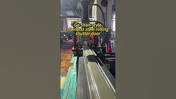 “Ge Shan-style stainless steel roller shutter door”#fastdoor #garagedoors #rollingdoor #rollupdoor
