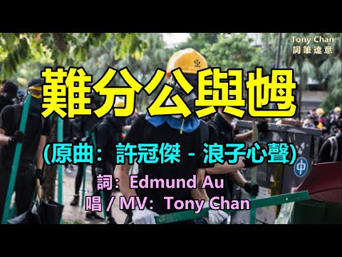 [改歌抗黃] 難分公與乸(原曲：許冠傑 - 浪子心聲) 詞：Edmund Au | 唱 / MV：Tony Chan