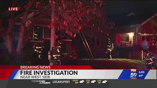 Crews respond to fire on near west side